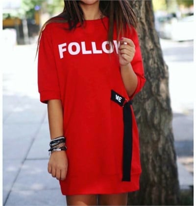 Follow Me Sweatshirt Elbise