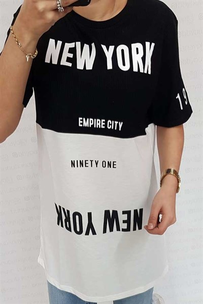 Üstü Kaşkorse Altı Penye New York Tshirt
