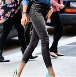 Füme Yüksek Bel Skinny Jean