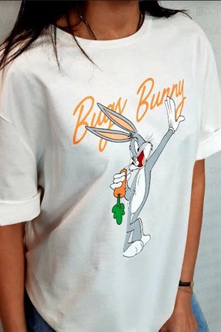 Havuçlu Bugs Bunny Tshirt