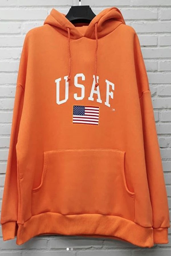 USAF Turuncu Sweatshirt
